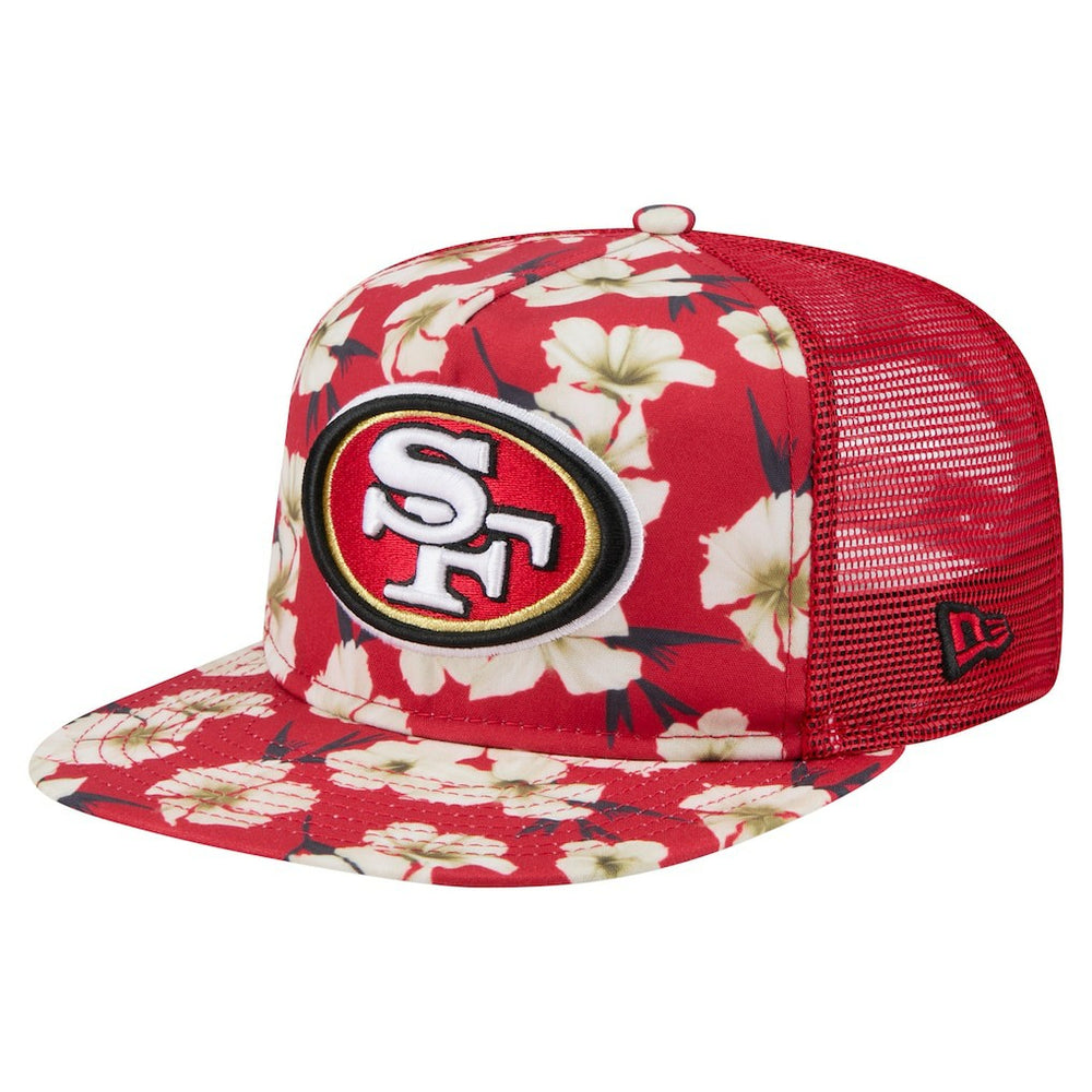 San Francisco 49ers New Era Adventure Pattern Golfer Snapback Hat Scarlet | NFL