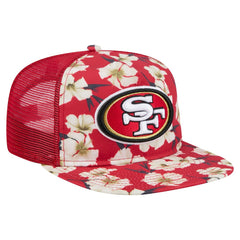 San Francisco 49ers New Era Adventure Pattern Golfer Snapback Hat Scarlet | NFL