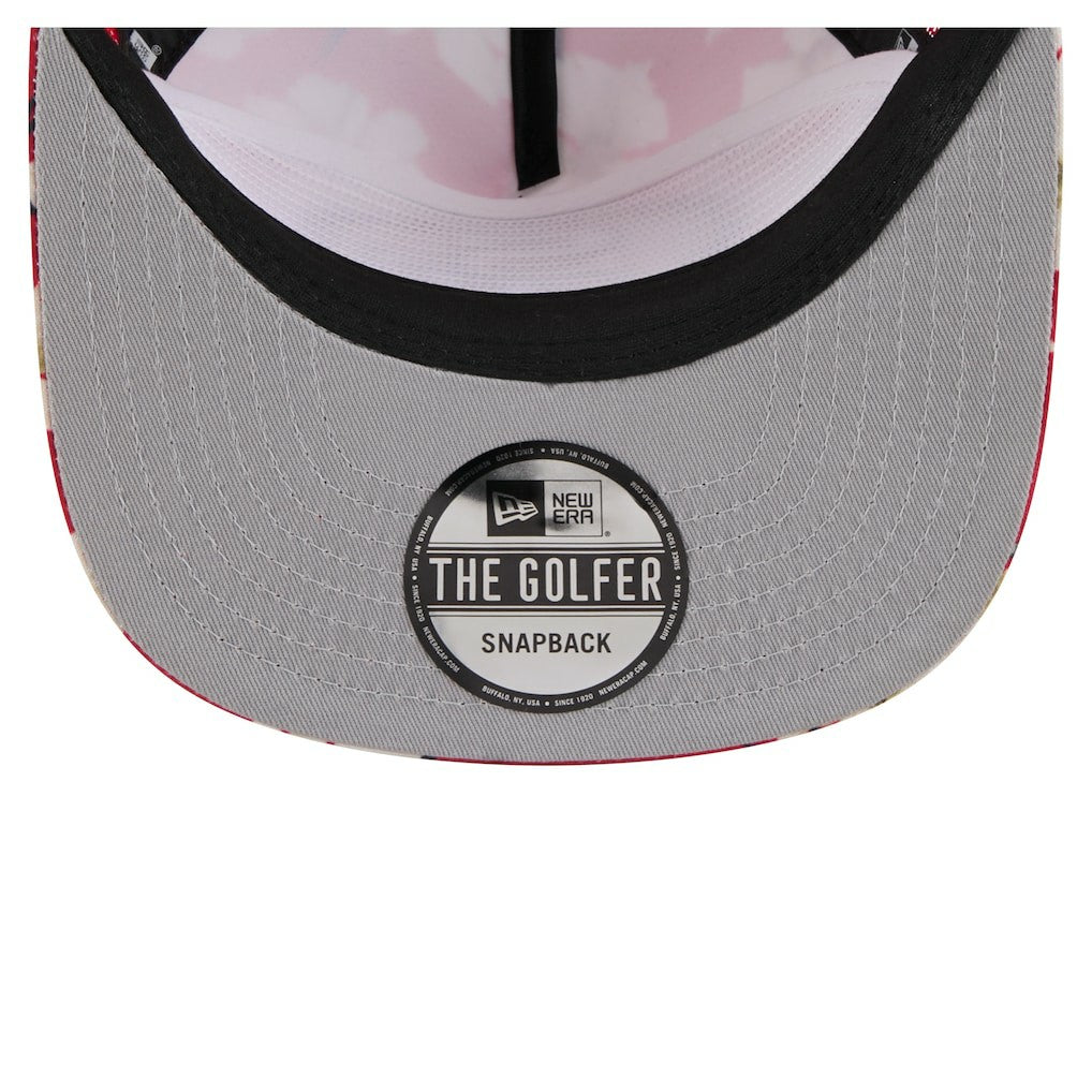 San Francisco 49ers New Era Adventure Pattern Golfer Snapback Hat Scarlet | NFL