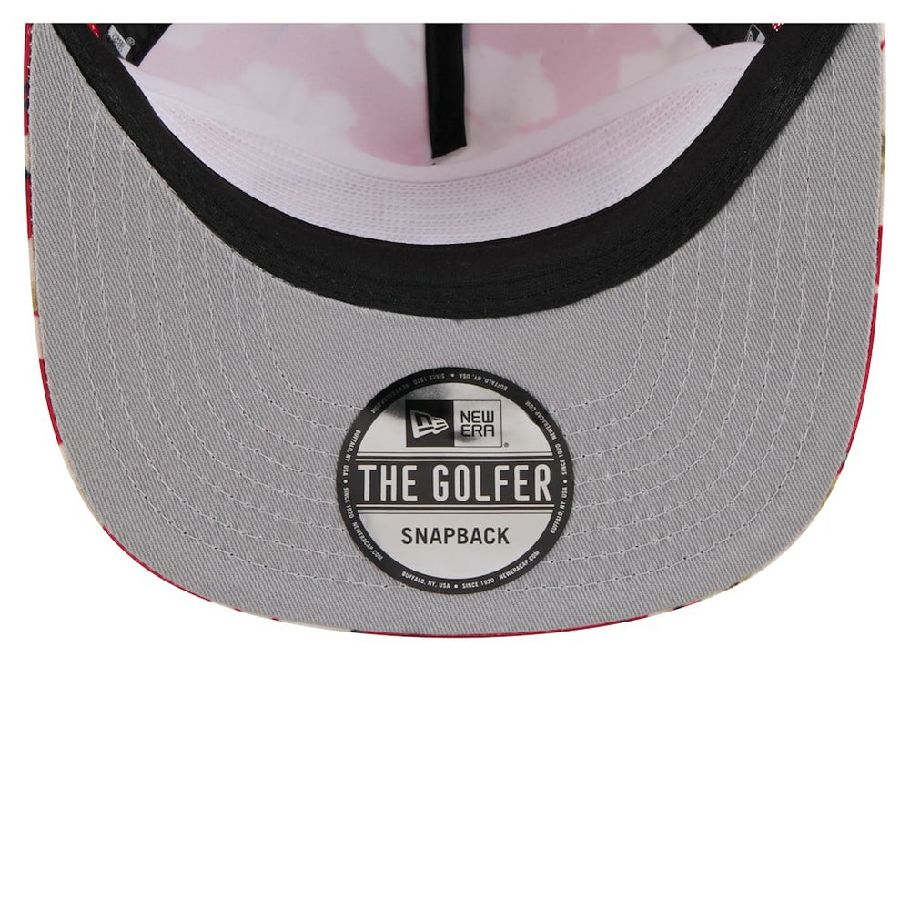 San Francisco 49ers New Era Adventure Pattern Golfer Snapback Hat Scarlet | NFL