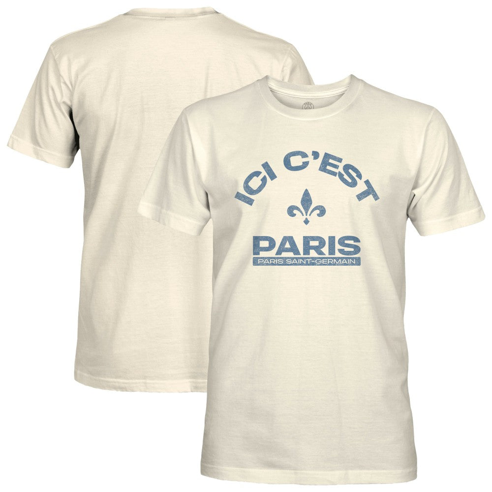 Paris Saint-Germain 1863FC Team Arch T-Shirt Tan - FIFA World CUP