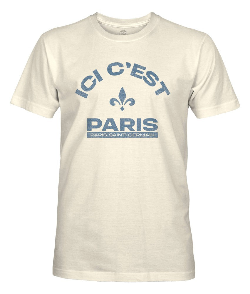 Paris Saint-Germain 1863FC Team Arch T-Shirt Tan - FIFA World CUP