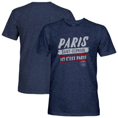 Paris Saint-Germain 1863FC Signage Vintage Tri-Blend T-Shirt Navy - FIFA World CUP