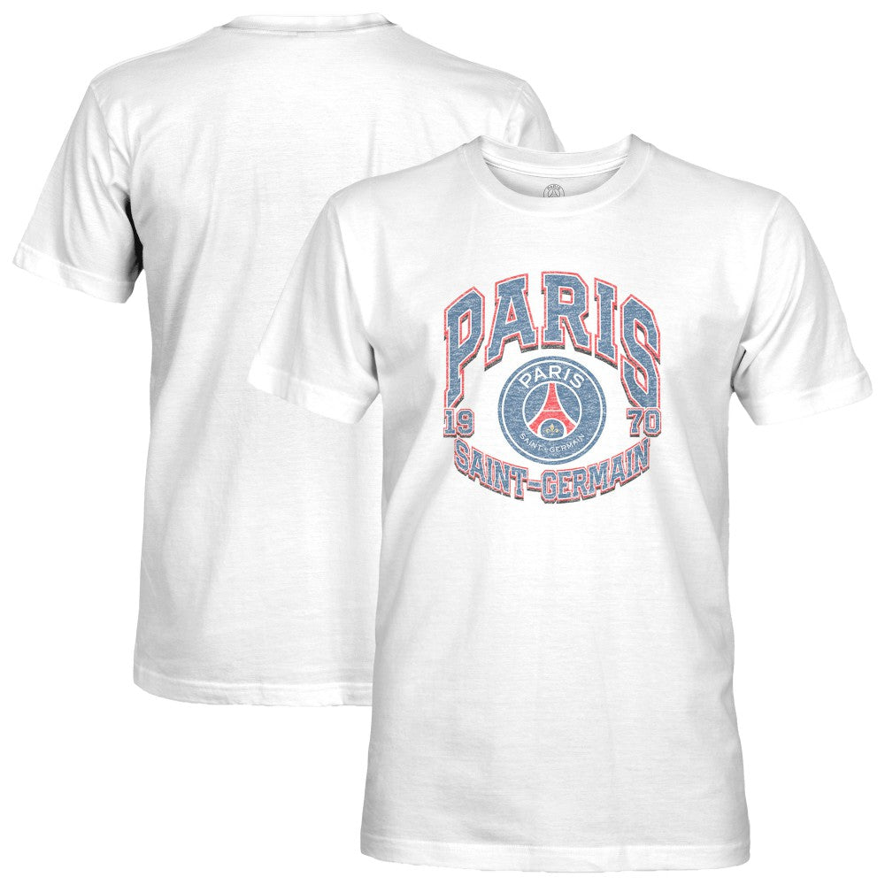 Paris Saint-Germain 1863FC Retro Wordmark T-Shirt White - FIFA World CUP