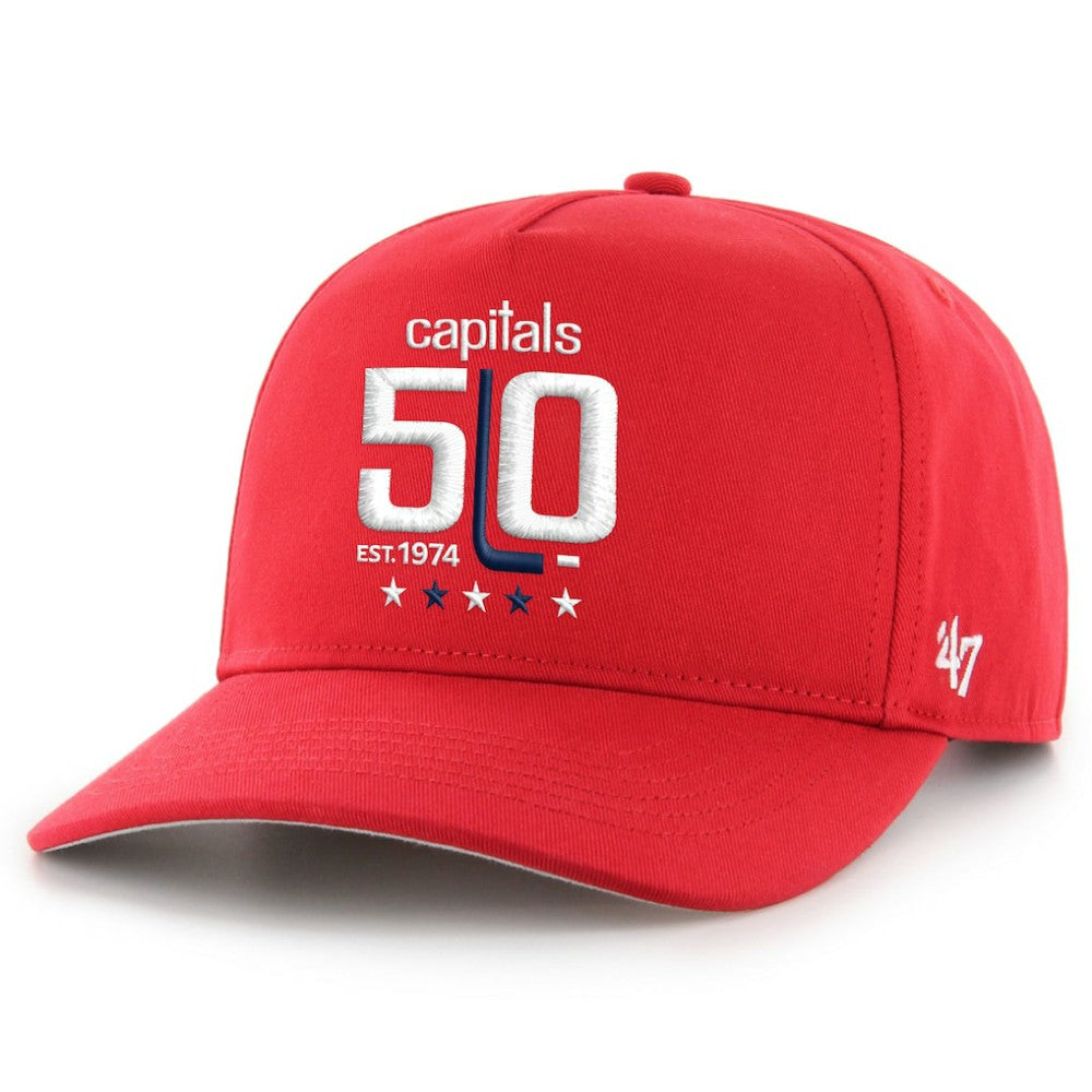 Washington Capitals '47 50th Anniversary Hitch Adjustable Hat - Red - NHL