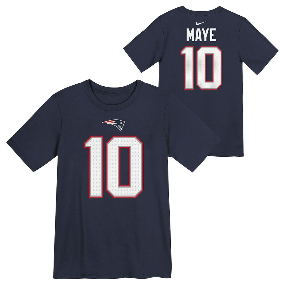 Drake Maye New England Patriots Preschool Player Name & Number T-Shirt Navy | Nike for Sale
