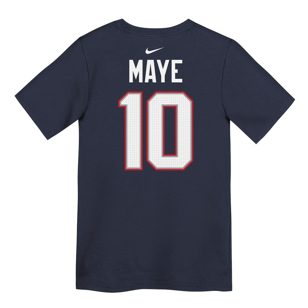 Drake Maye New England Patriots Preschool Player Name & Number T-Shirt Navy | Nike for Sale