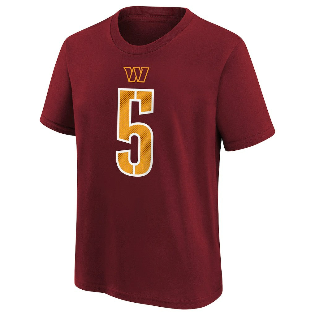 Jayden Daniels Washington Commanders Preschool Player Name & Number T-Shirt Burgundy | Nike for Sale