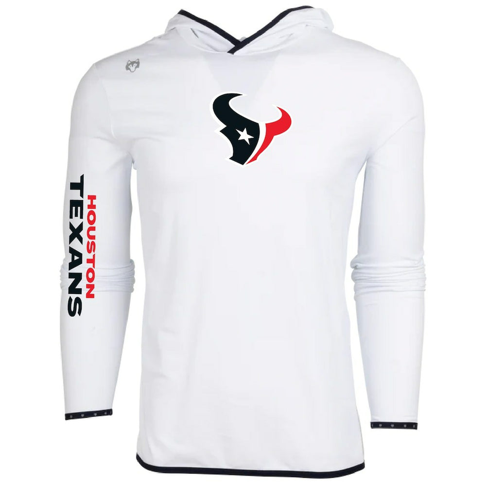 Houston Texans Greyson Clothiers Colorado Long Sleeve Hoodie T-Shirt White | NFL