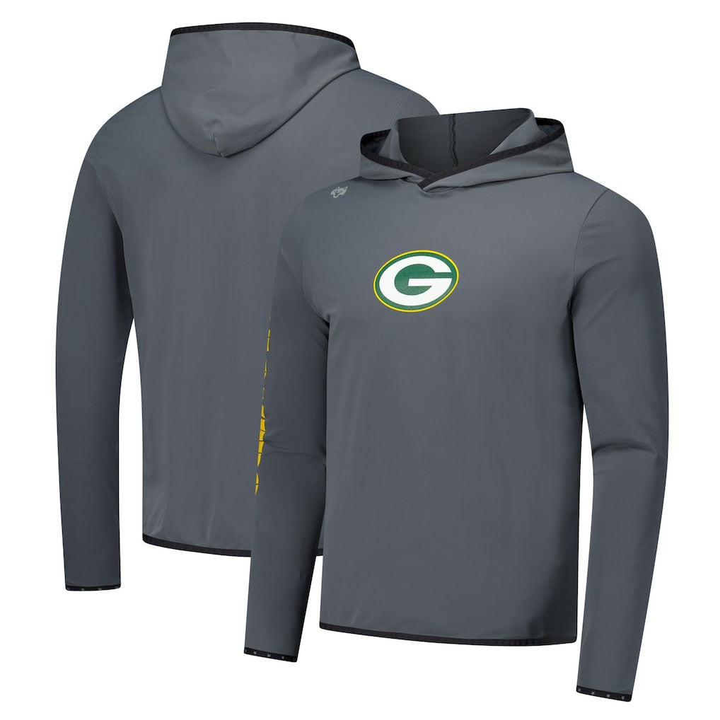 Green Bay Packers Greyson Clothiers Colorado Long Sleeve Hoodie T-Shirt Charcoal | NFL
