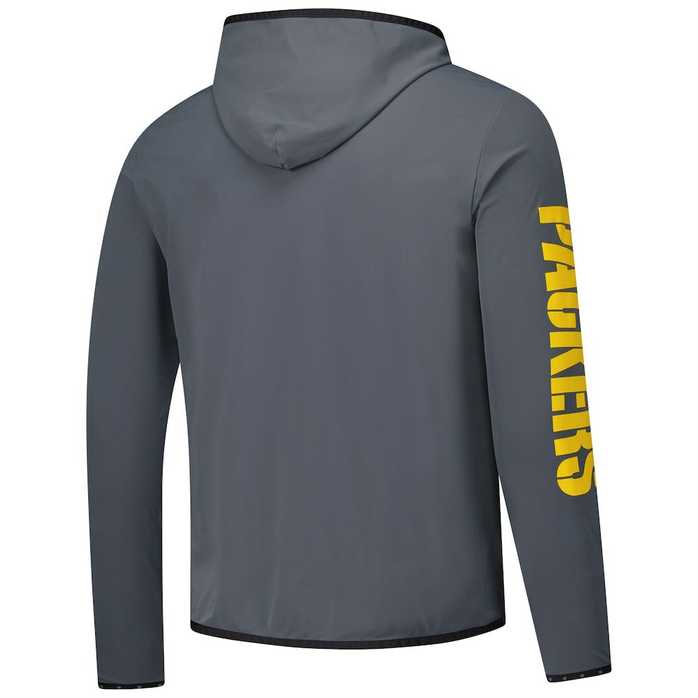 Green Bay Packers Greyson Clothiers Colorado Long Sleeve Hoodie T-Shirt Charcoal | NFL
