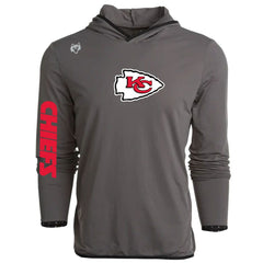 Kansas City Chiefs Greyson Clothiers Colorado Long Sleeve Hoodie T-Shirt Gray | NFL