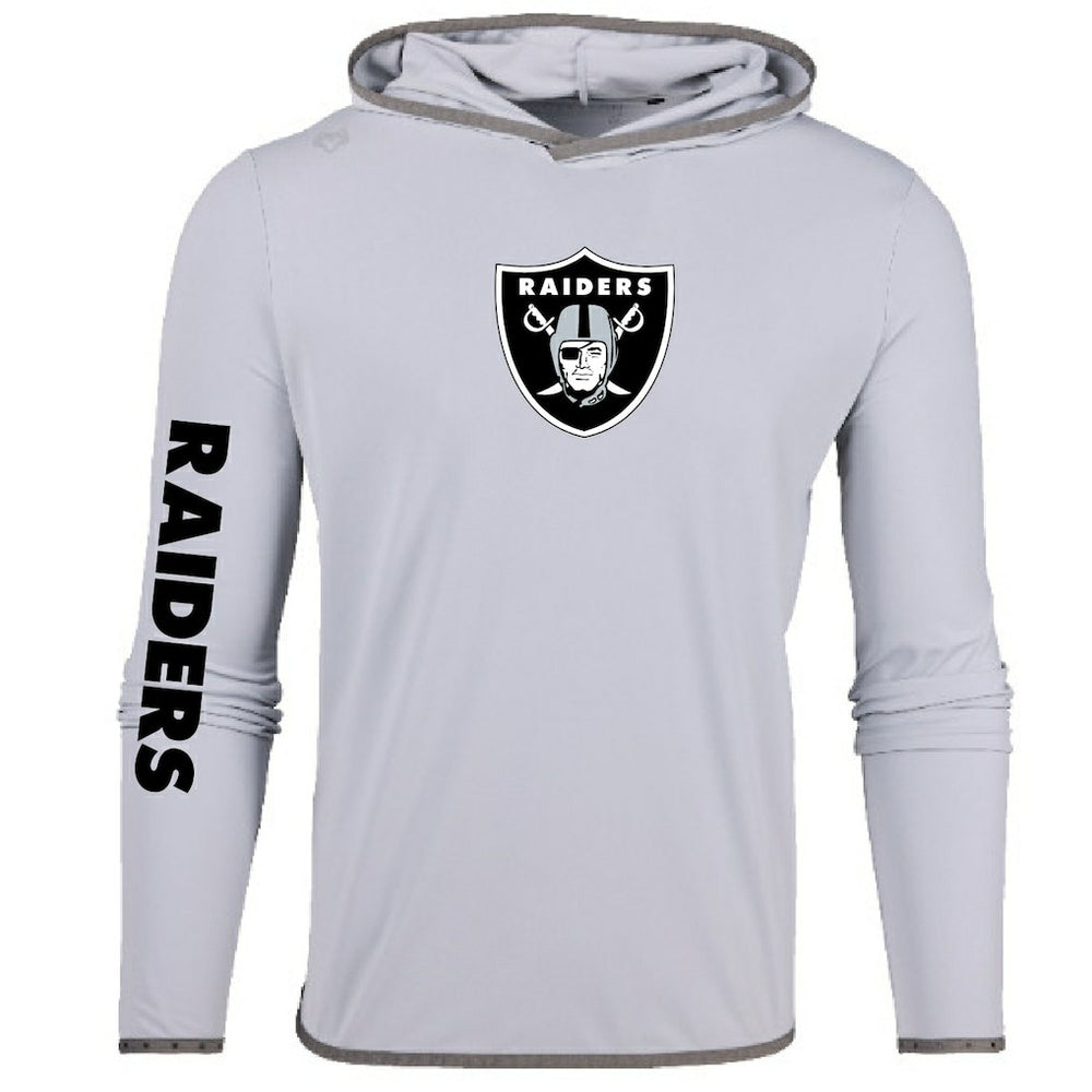 Las Vegas Raiders Greyson Clothiers Colorado Long Sleeve Hoodie T-Shirt Gray | NFL
