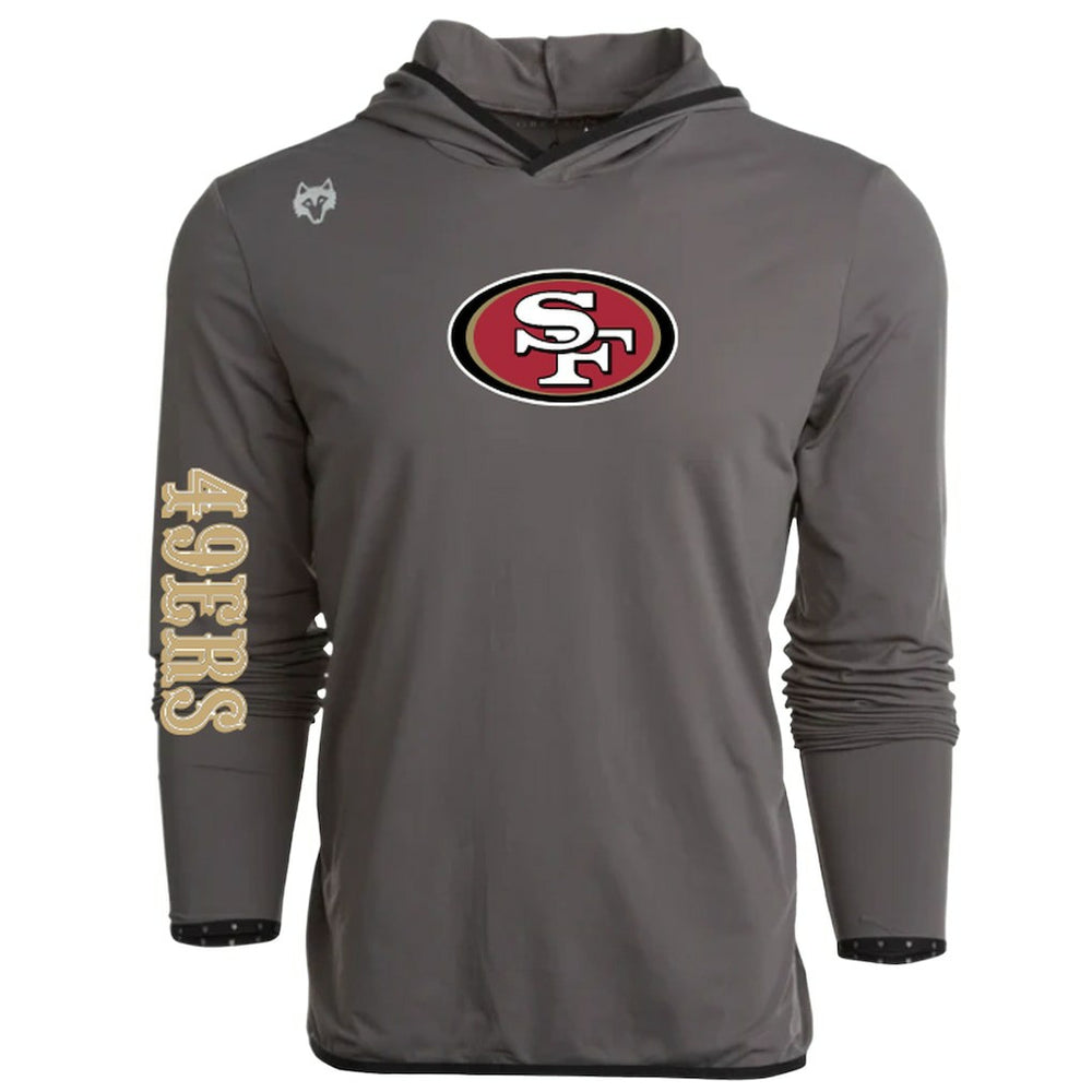San Francisco 49ers Greyson Clothiers Colorado Long Sleeve Hoodie T-Shirt Gray | NFL