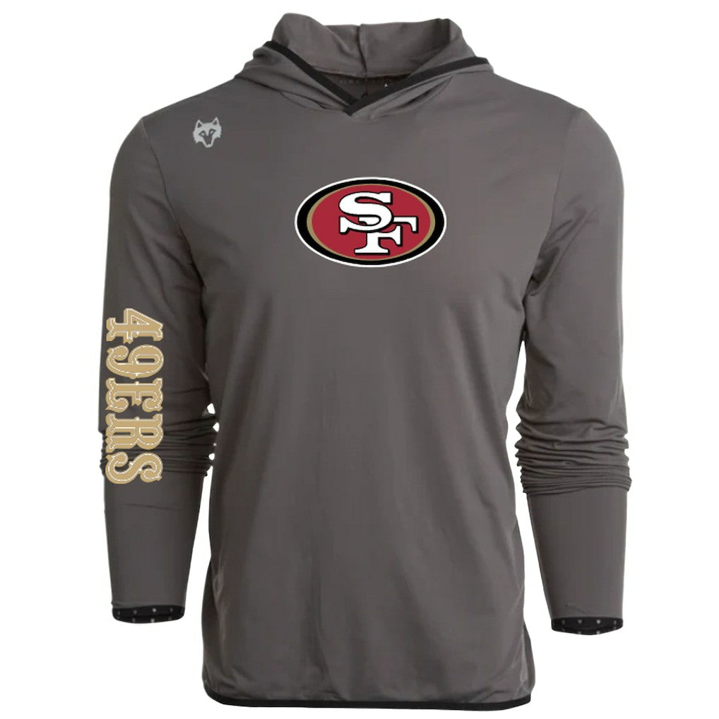 San Francisco 49ers Greyson Clothiers Colorado Long Sleeve Hoodie T-Shirt Gray | NFL
