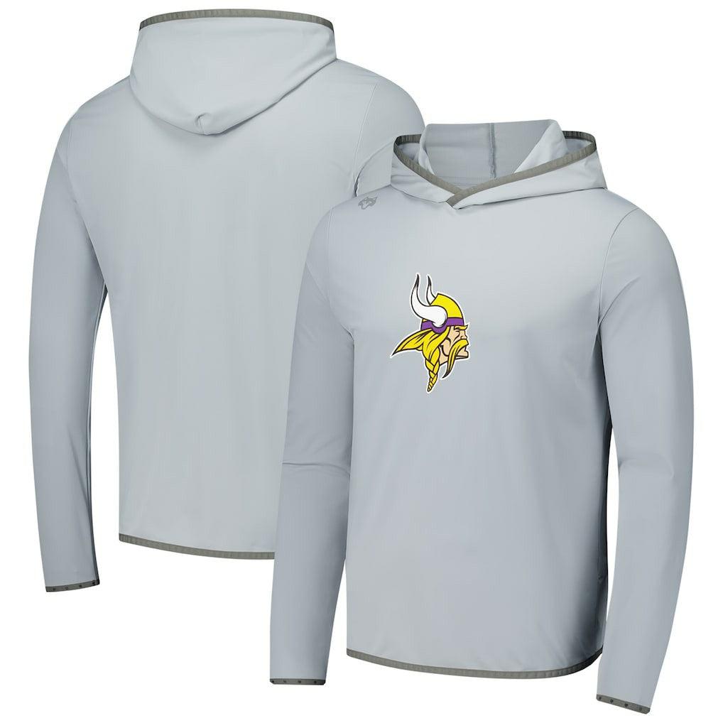 Minnesota Vikings Greyson Clothiers Colorado Long Sleeve Hoodie T-Shirt Gray | NFL