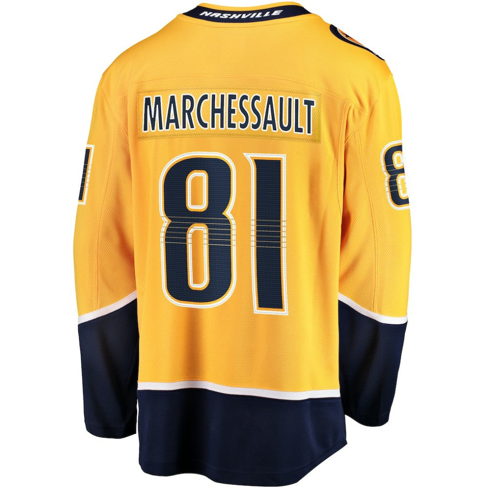 Jonathan Marchessault Nashville Predators Fanatics Breakaway Jersey - Gold - NHL