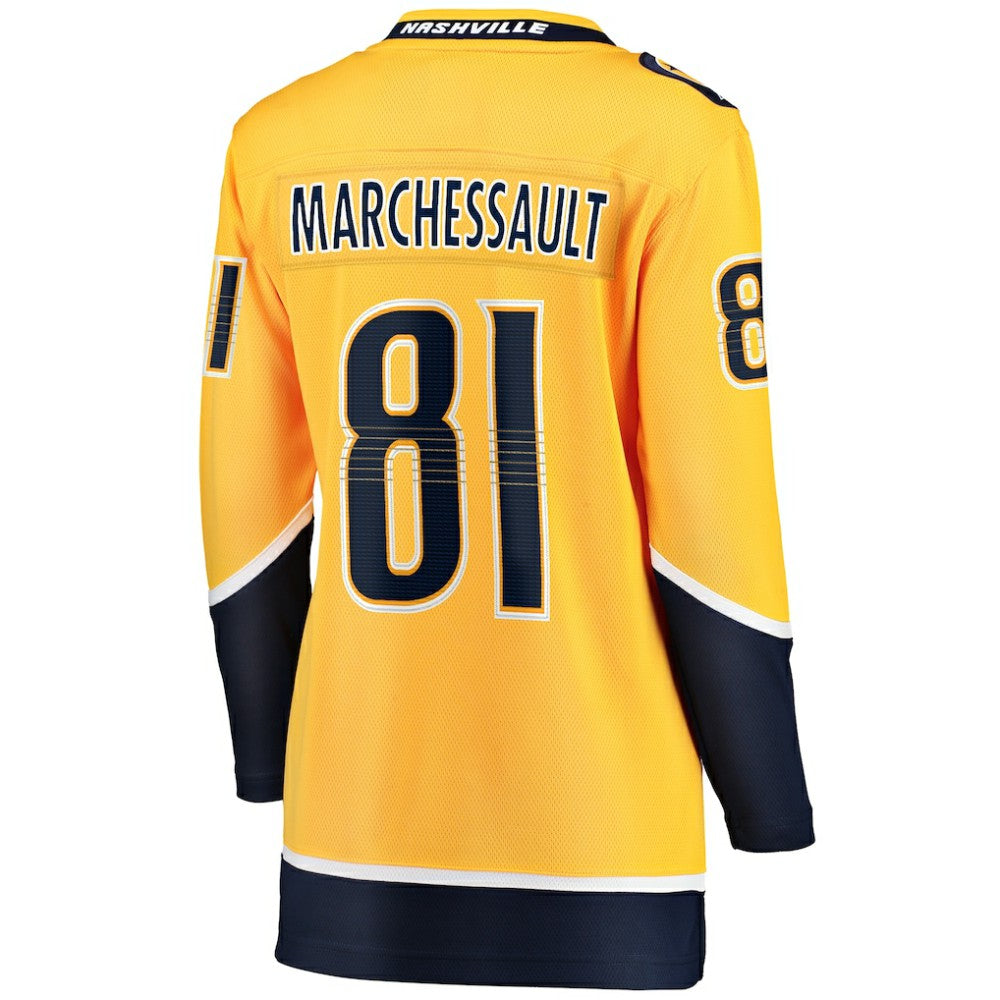 Jonathan Marchessault Nashville Predators Fanatics Women's Breakaway Jersey - Gold - NHL