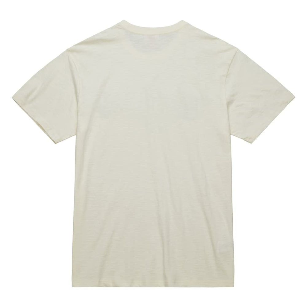 Kansas City Chiefs Vintage Logo Heritage Slub T-Shirt Cream | Mitchell & Ness