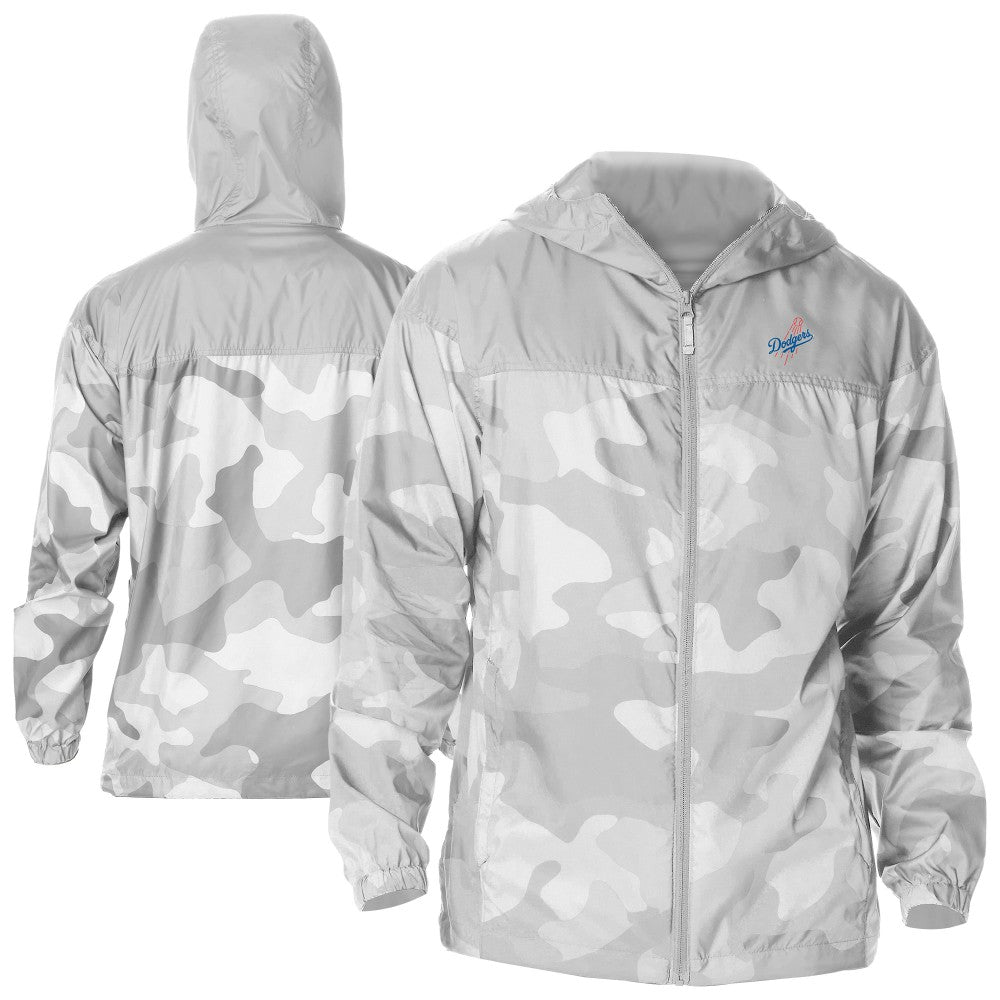 Los Angeles Dodgers Columbia Camo Flash Challenger Full-Zip Windbreaker Jacket - MLB