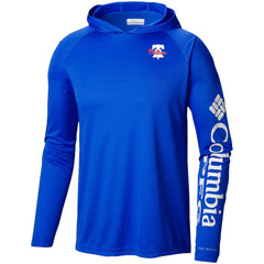 Philadelphia Phillies Columbia Omni-Wick Terminal Tackle Raglan Long Sleeve Hoodie T-Shirt - MLB