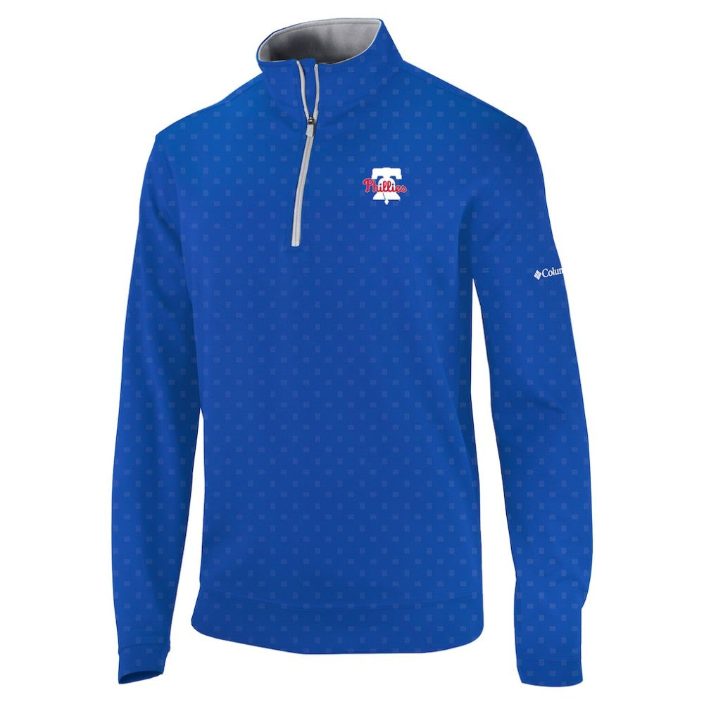 Philadelphia Phillies Columbia Wickham Hills Omni-Wick Quarter-Zip Jacket - MLB