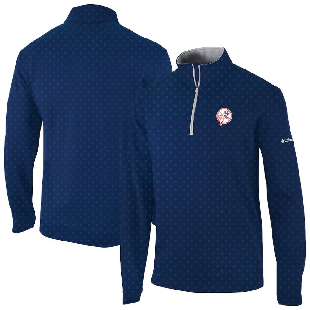 New York Yankees Columbia Wickham Hills Omni-Wick Quarter-Zip Jacket - MLB