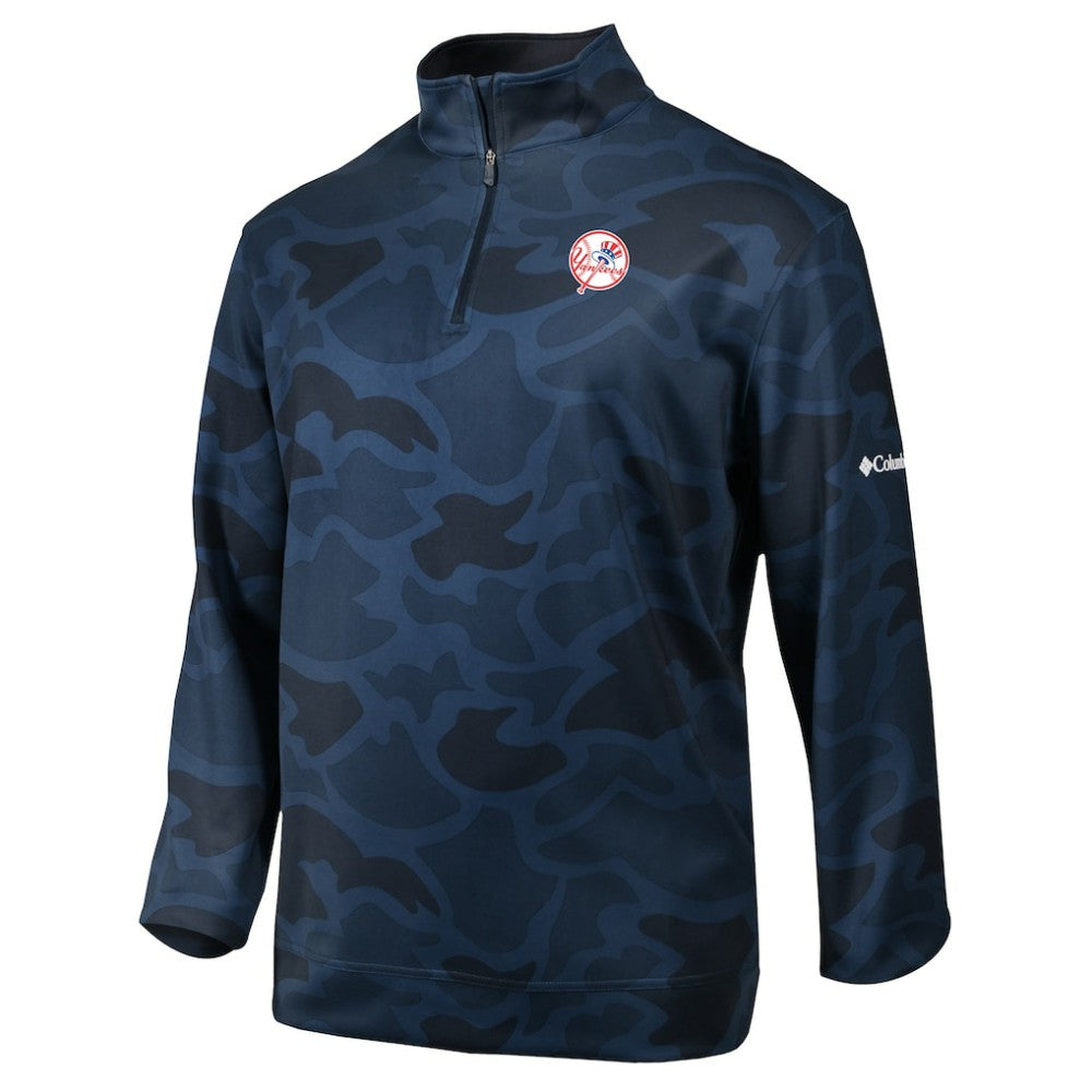 New York Yankees Columbia Wickham Hills Omni-Wick Quarter-Zip Jacket - MLB