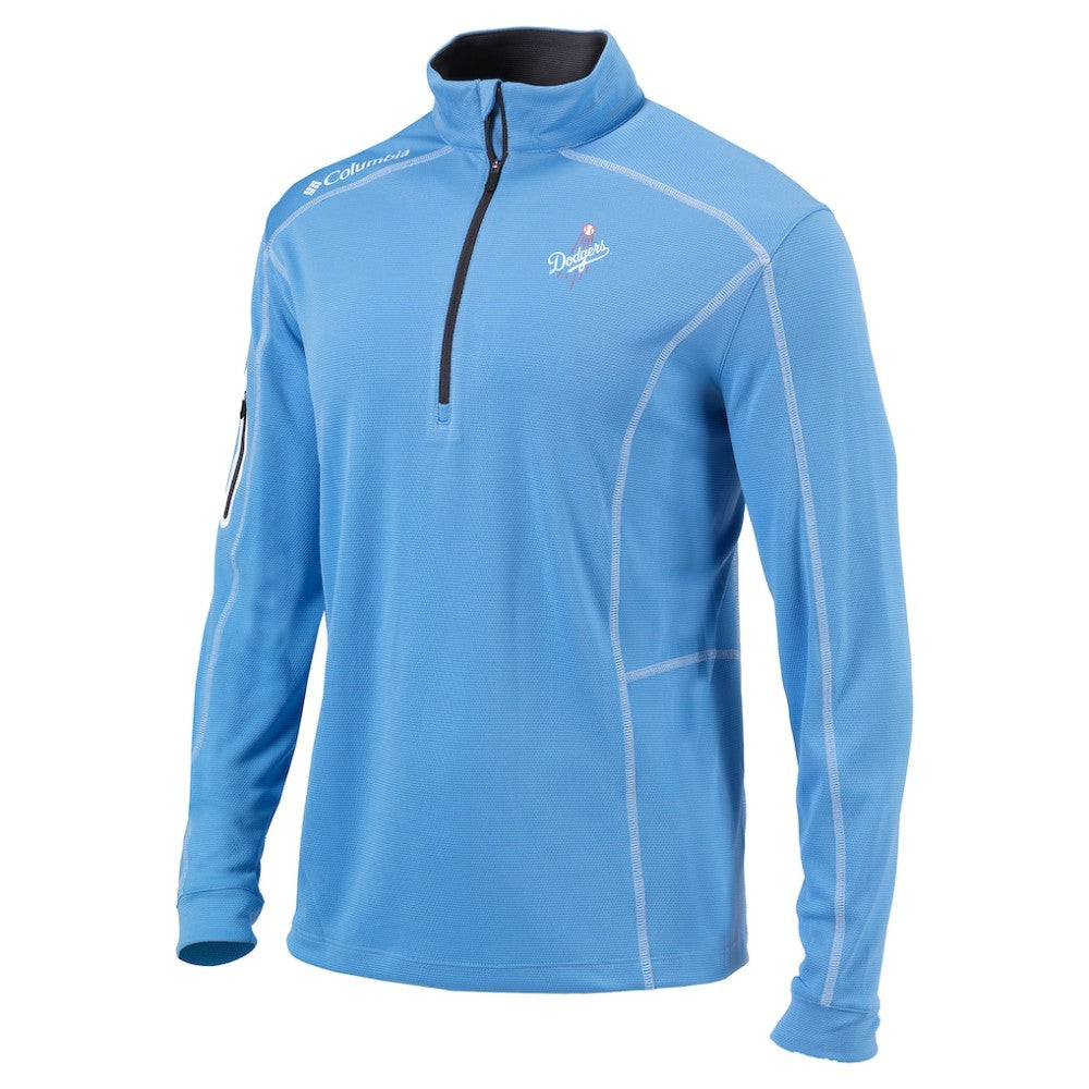 Los Angeles Dodgers Columbia Omni-Wick Shotgun Quarter-Zip Jacket - MLB