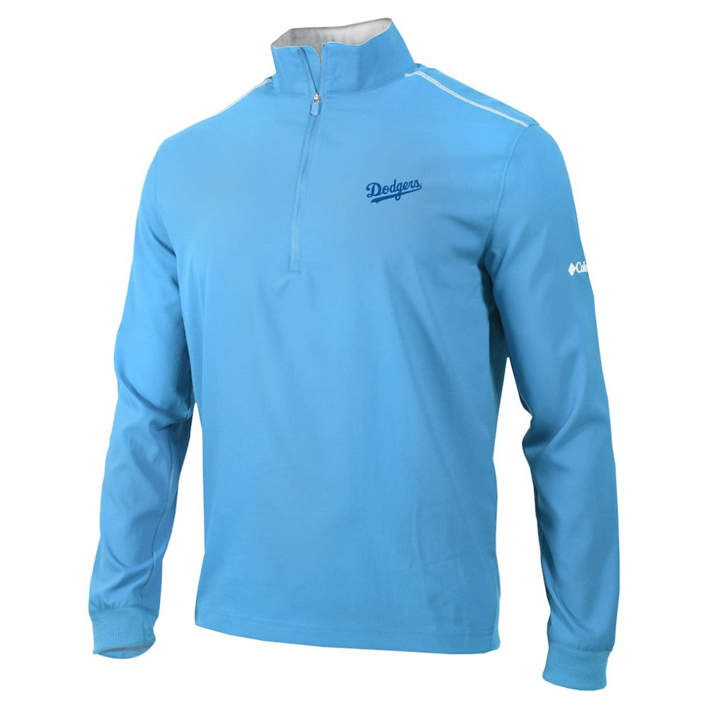 Los Angeles Dodgers Columbia Omni-Wick Bogey's Paradise Quarter-Zip Top - MLB