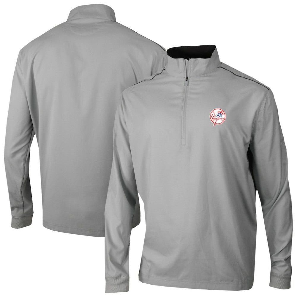 New York Yankees Columbia Omni-Wick Bogey's Paradise Quarter-Zip Top - MLB