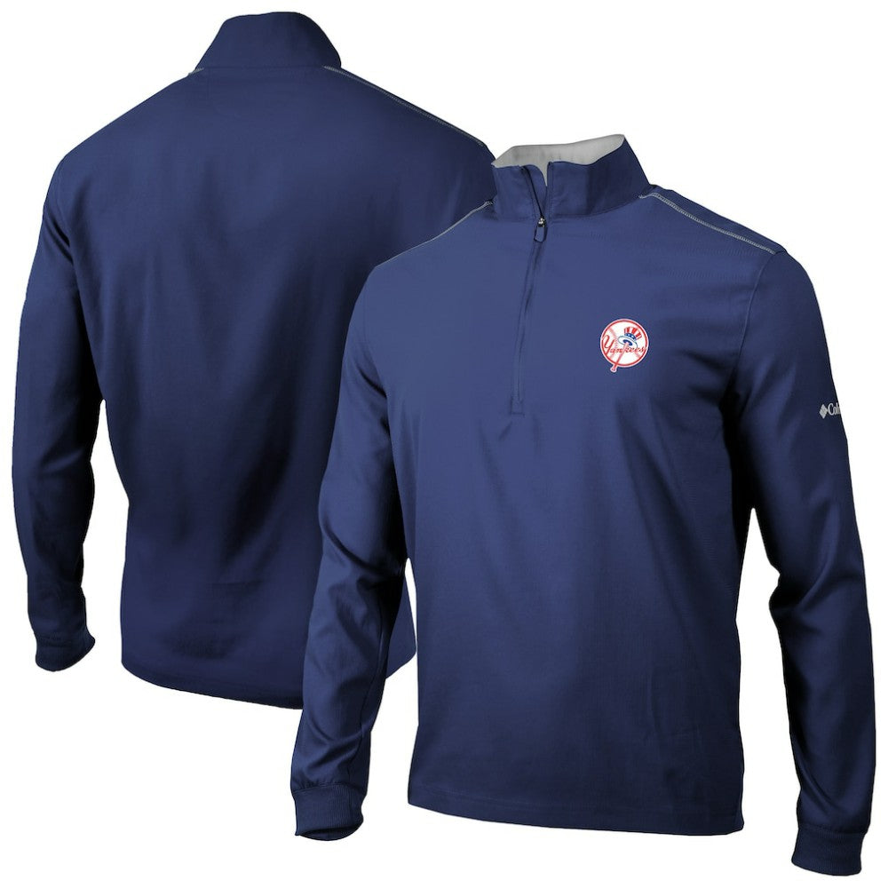 New York Yankees Columbia Omni-Wick Bogey's Paradise Quarter-Zip Top - MLB