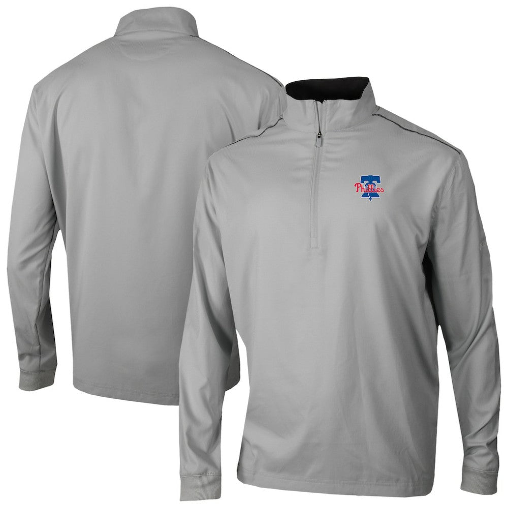 Philadelphia Phillies Columbia Omni-Wick Bogey's Paradise Quarter-Zip Top - MLB
