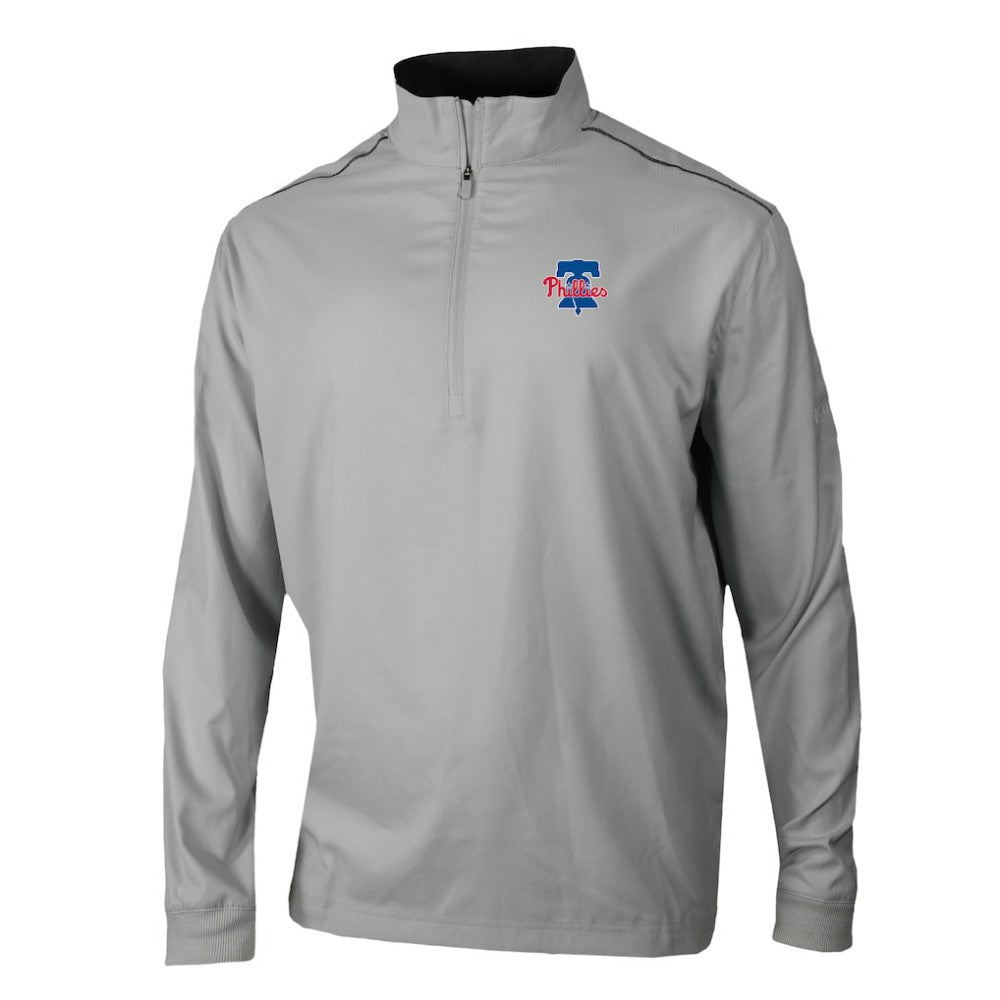 Philadelphia Phillies Columbia Omni-Wick Bogey's Paradise Quarter-Zip Top - MLB