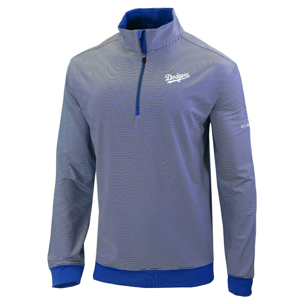 Los Angeles Dodgers Columbia Omni-Wick Even Lie Quarter-Zip Pullover Top - MLB