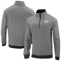 Los Angeles Dodgers Columbia Omni-Wick Even Lie Quarter-Zip Pullover Top - MLB