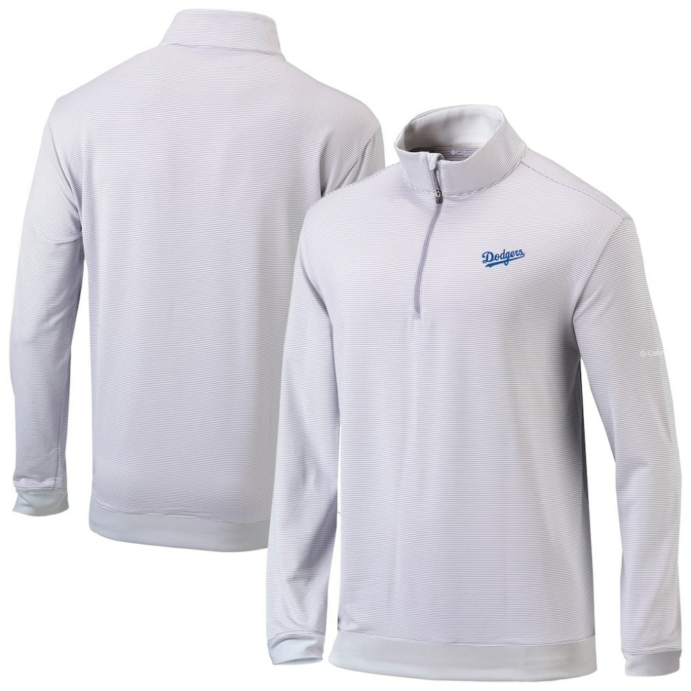 Los Angeles Dodgers Columbia Omni-Wick Even Lie Quarter-Zip Pullover Top - MLB