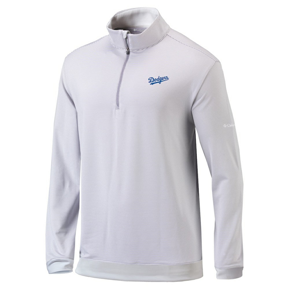 Los Angeles Dodgers Columbia Omni-Wick Even Lie Quarter-Zip Pullover Top - MLB