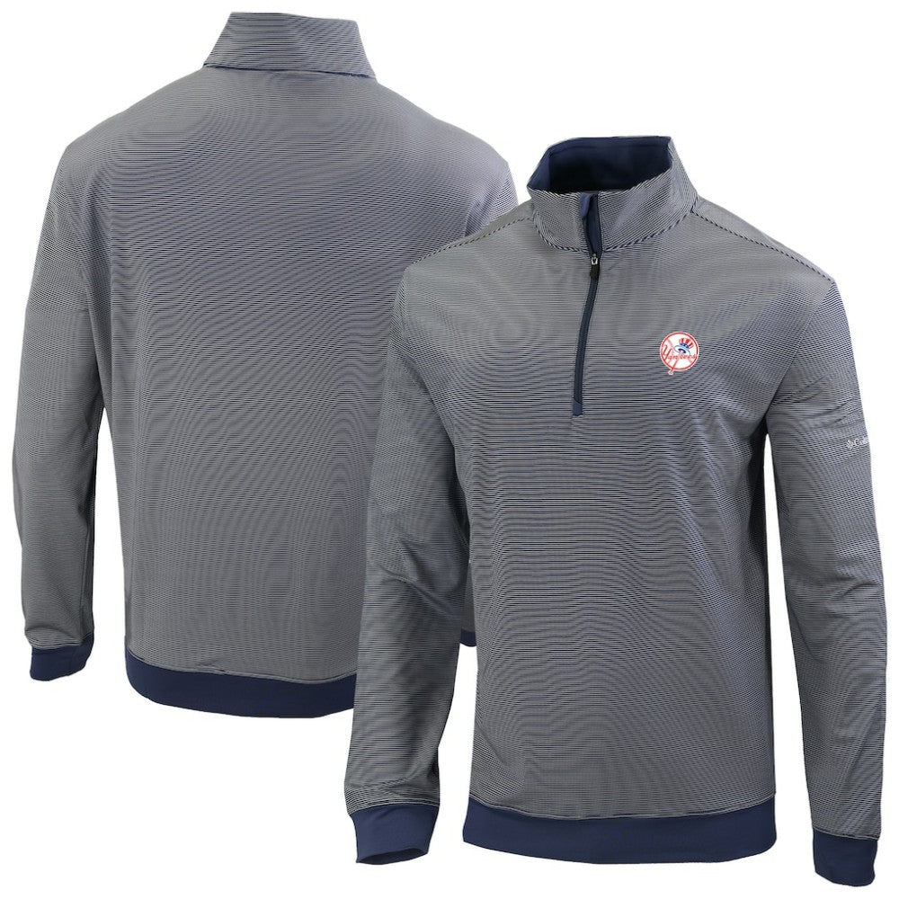 New York Yankees Columbia Omni-Wick Even Lie Quarter-Zip Pullover Top - MLB