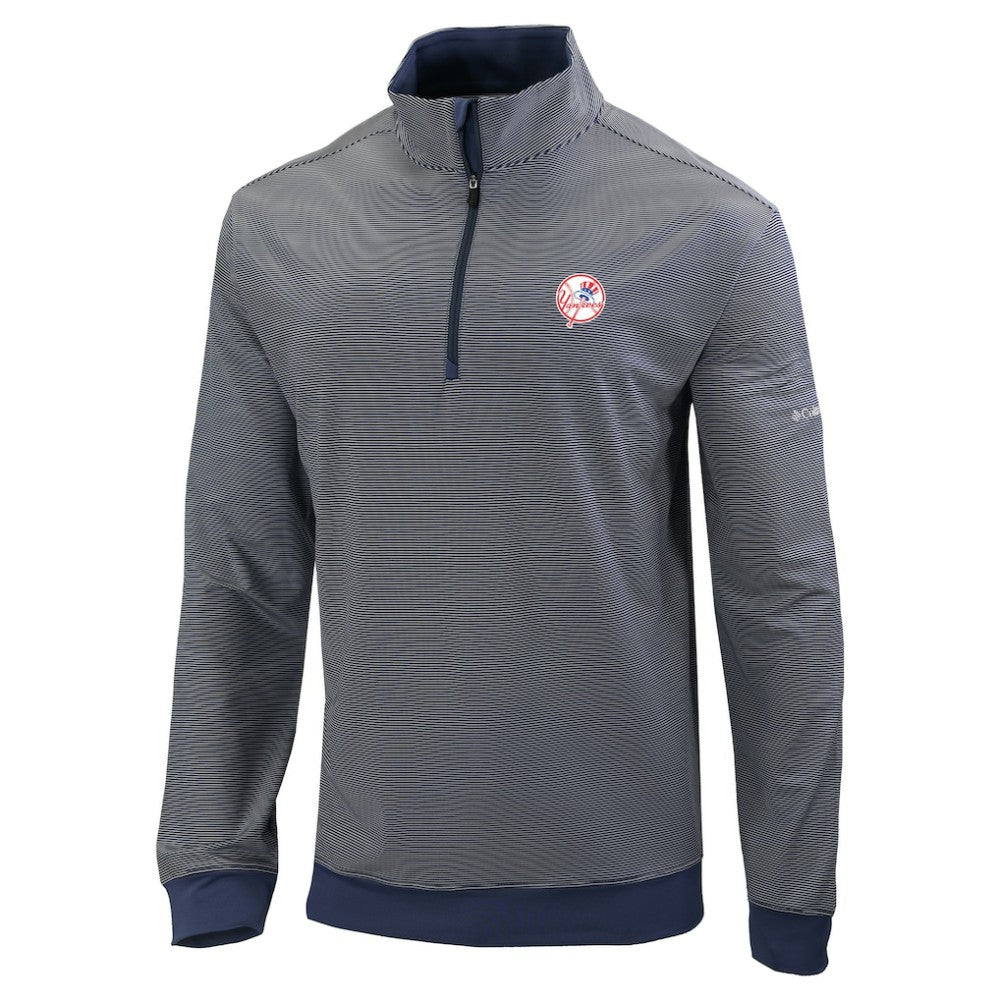 New York Yankees Columbia Omni-Wick Even Lie Quarter-Zip Pullover Top - MLB