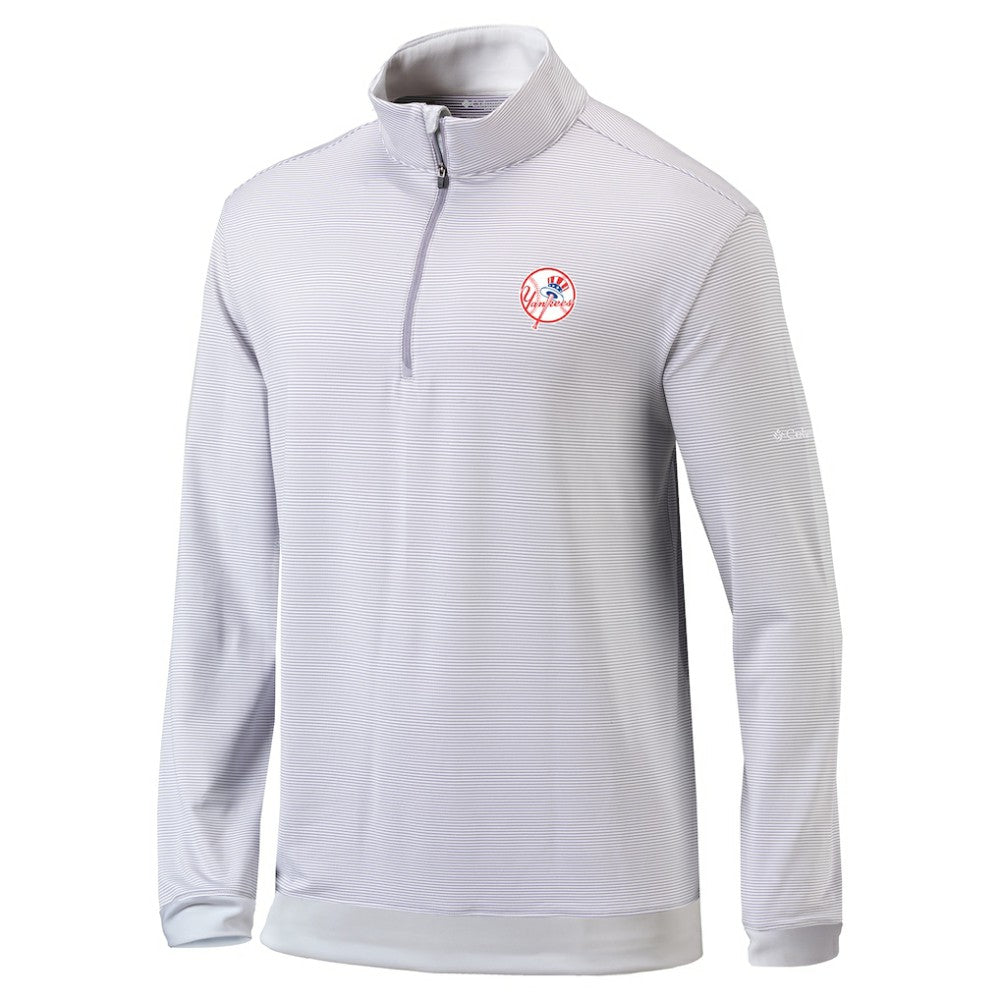 New York Yankees Columbia Omni-Wick Even Lie Quarter-Zip Pullover Top - MLB