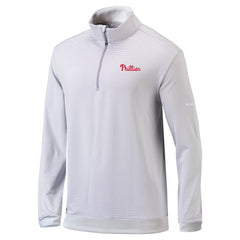 Philadelphia Phillies Columbia Omni-Wick Even Lie Quarter-Zip Pullover Top - MLB