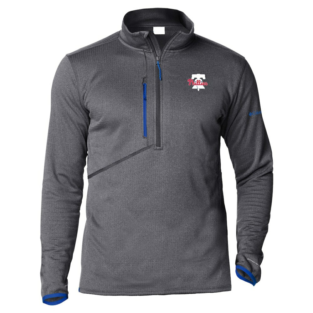 Philadelphia Phillies Columbia Park View Omni-Wick Half-Zip Top - MLB