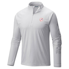 New York Yankees Columbia Terminal Tackle Raglan Omni-Shade Quarter-Zip Pullover Top - MLB