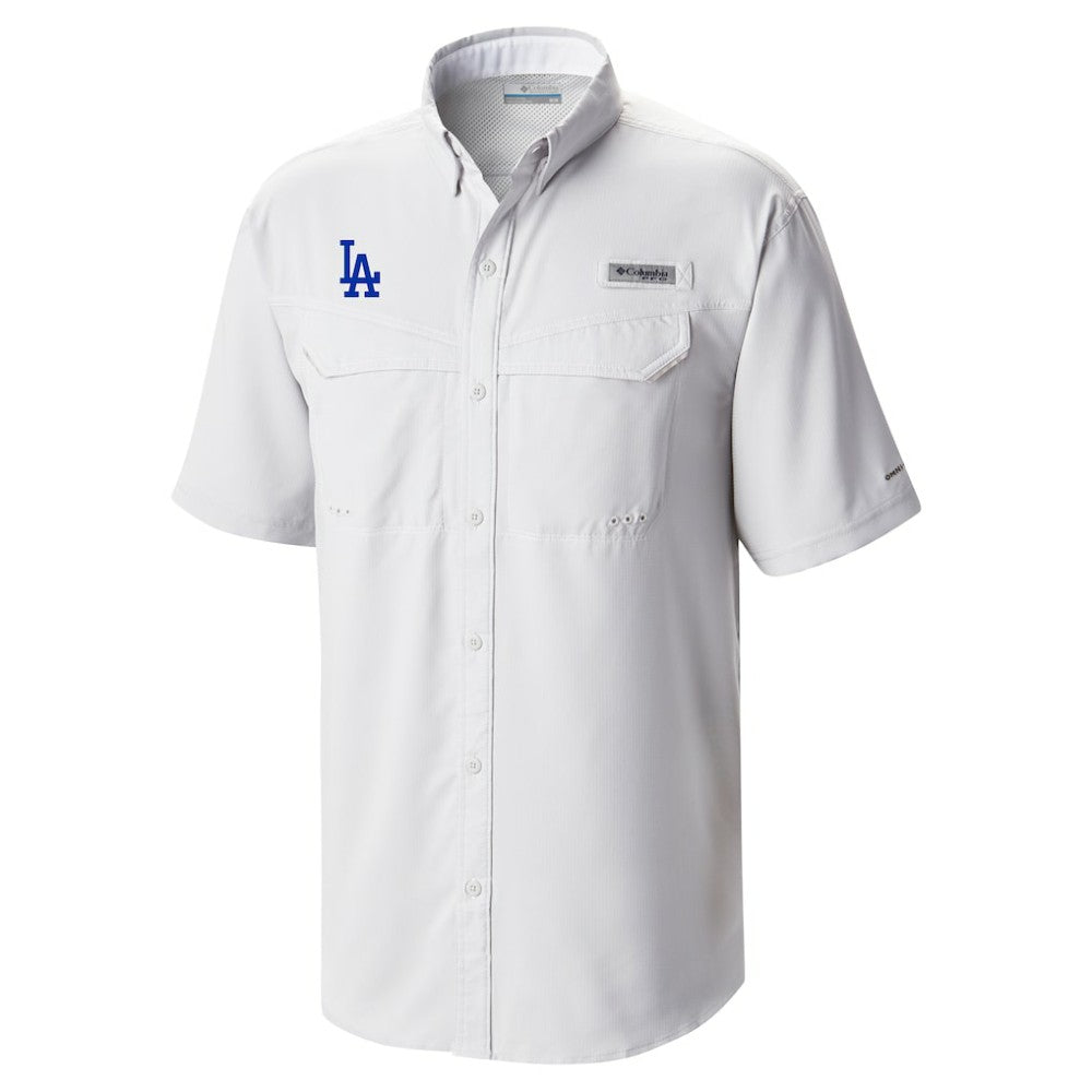 Los Angeles Dodgers Columbia Omni-Wick Low Drag Offshore Button-Up Shirt - MLB