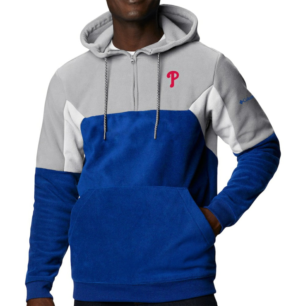 Philadelphia Phillies Columbia Lodge Fleece Quarter-Zip Hoodie - MLB