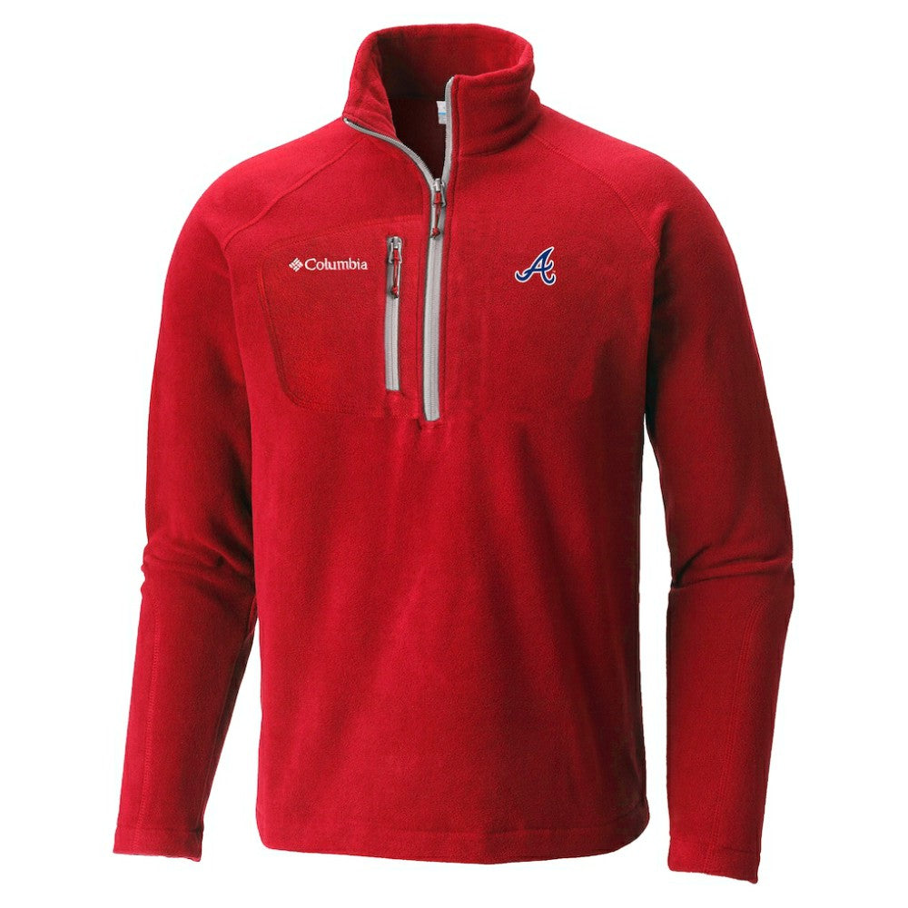Atlanta Braves Columbia Fast Trek III Half-Zip Fleece Pullover - MLB