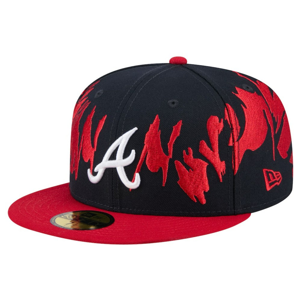 Atlanta Braves New Era Retro Pattern 59FIFTY Fitted Hat - MLB
