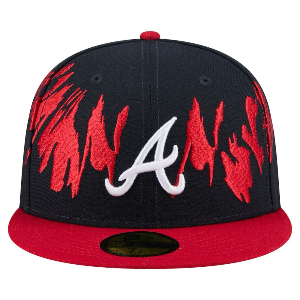 Atlanta Braves New Era Retro Pattern 59FIFTY Fitted Hat - MLB