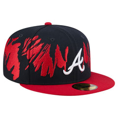 Atlanta Braves New Era Retro Pattern 59FIFTY Fitted Hat - MLB